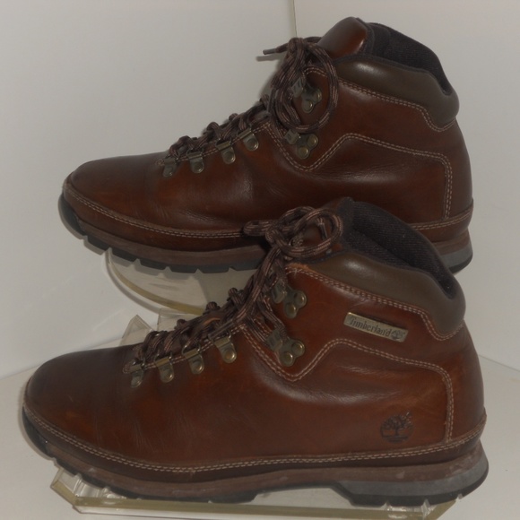 men's brown timberland leather boots